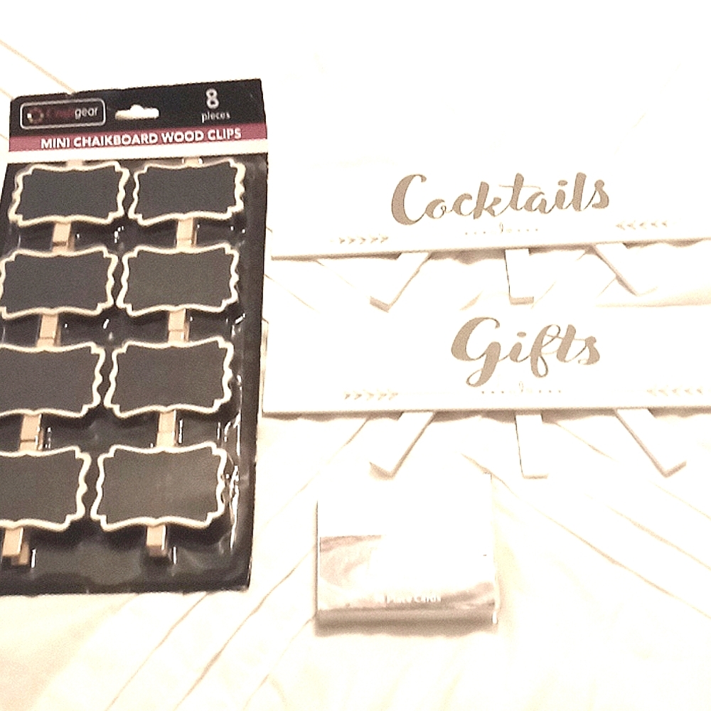 Party Bundle Placecards Gift Cocktail Sign